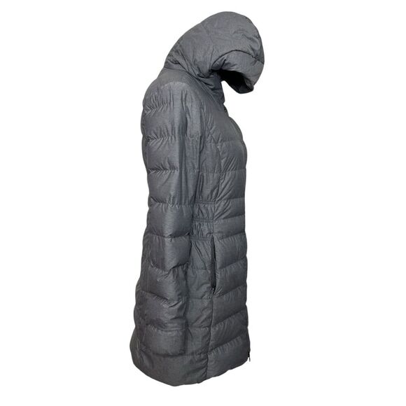 The North Face Gotham II Down Parka Jacket Women’s Size Small Grey Heather Zip - Picture 2 of 12